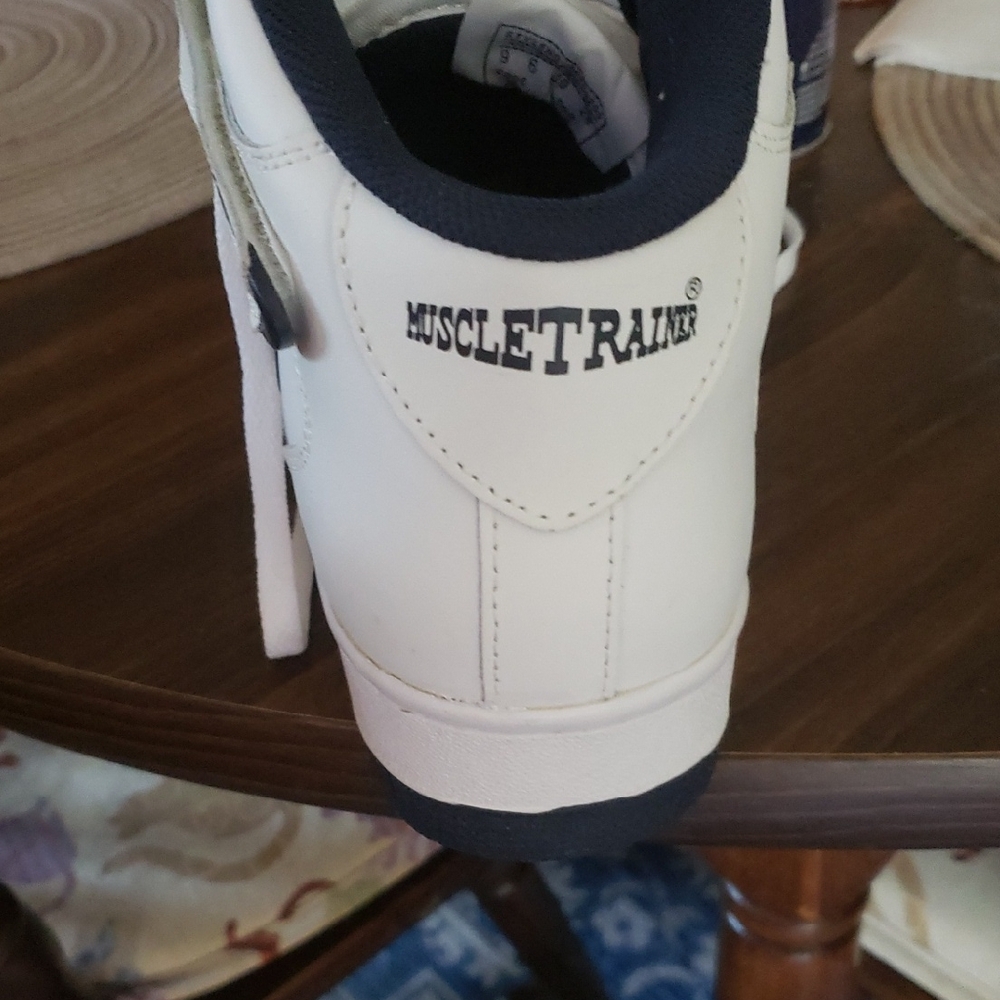 Women's Athletic Shoes - White and Black